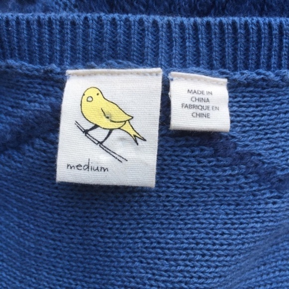 Anthropologie Yellow Bird Fringe Zig-zag Top M - Picture 4 of 6